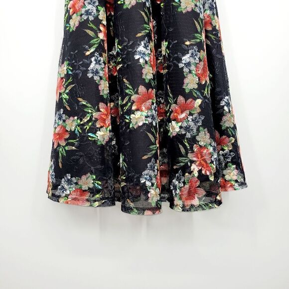 Gracia midi dress floral print  ^ - Picture 6 of 7